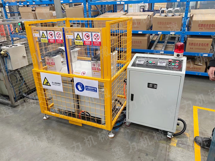 西門子（揚州）電機有限公司使用我司電機鋁殼加熱器使用現場